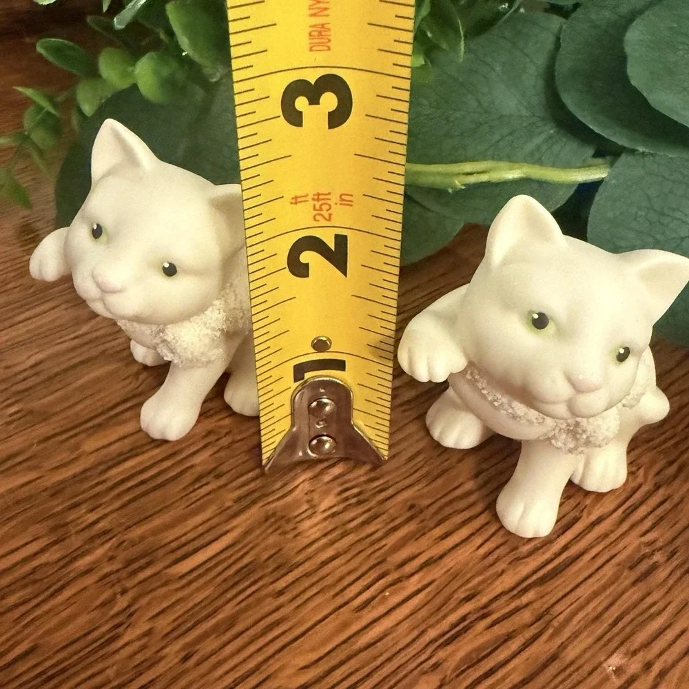Department 56 Easter Kittens Pair‎ 1999 Vintage Spring Cats Figurines